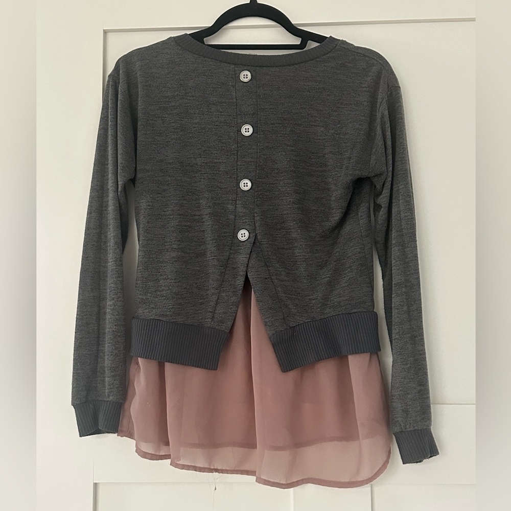 Xhilarathion Grey top with cute bottom size XS - Picture 2 of 2